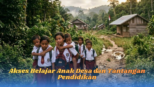 Akses Belajar Anak Desa dan Tantangan Pendidikan